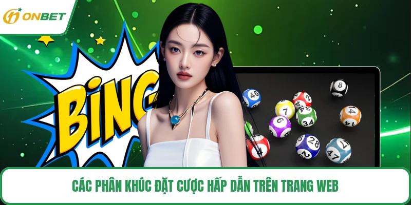 Các phân khúc đặt cược hấp dẫn trên trang web